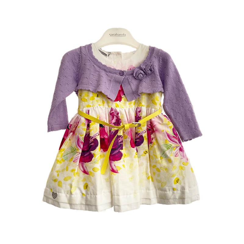 Sarabanda 0S235 3M705 Girls' Dress Set