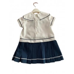 Aletta B1277 Baby Girl Sailor Dress