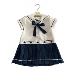 Aletta B1277 Baby Girl Sailor Dress