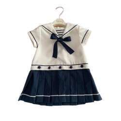 Aletta B1277 Newborn sailor dress