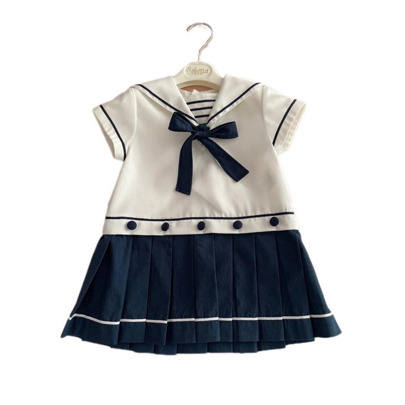 Aletta B1277 Baby Girl Sailor Dress