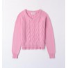 Sarabanda 0A650 Maglione tricot rosa ragazza