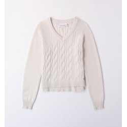 Sarabanda 0A650 Maglione tricot grigio ragazza