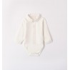 Minibanda 3A606 Newborn Cream Bodysuit Shirt