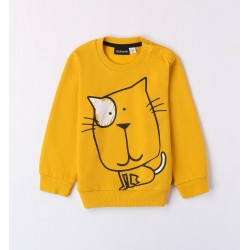 Sarabanda 0A035 Boy's Cat Sweatshirt