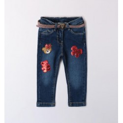 Sarabanda 0A383K1 Jeans con cinta bambina