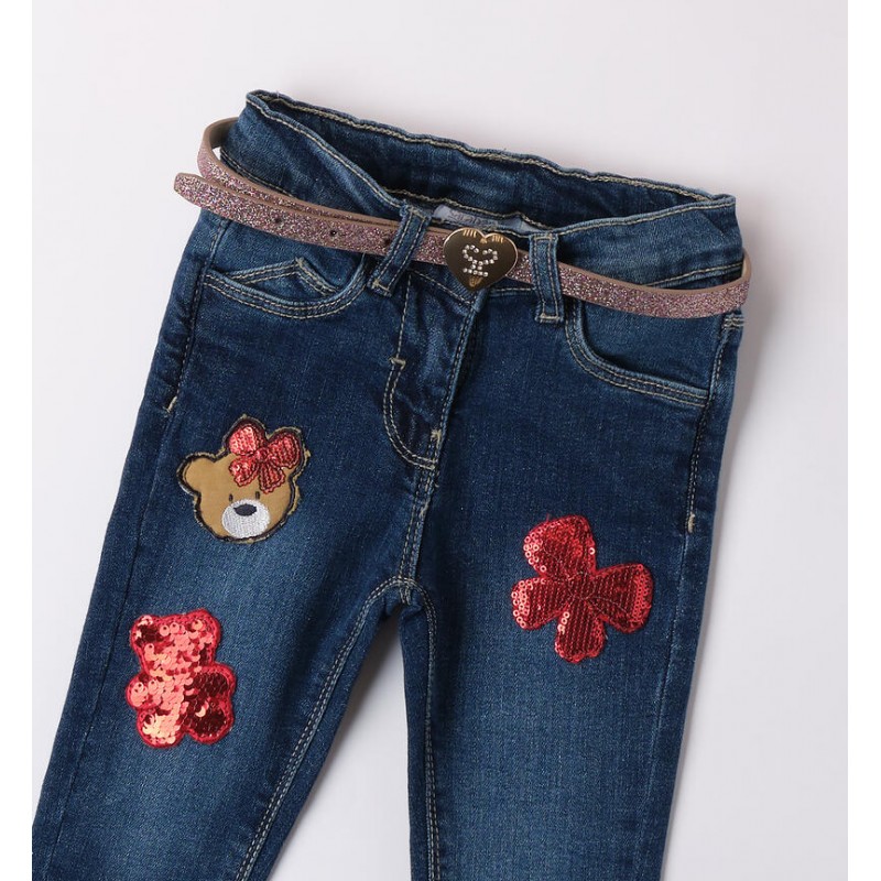 Sarabanda 0A383K1 Jeans con cinta bambina