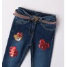 Sarabanda 0A383K1 Jeans con cinta bambina