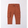 Sarabanda 0A166 Pantalone tasconi ruggine bambino