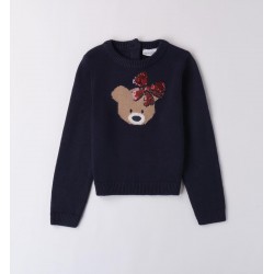 Sarabanda 0A316 Girl Bear Sweater