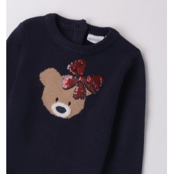 Sarabanda 0A316 Girl Bear Sweater