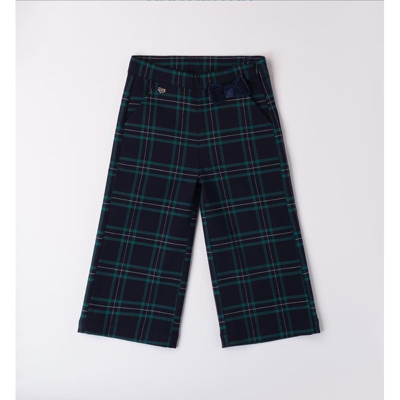 Sarabanda 0A246 Girl's Plaid Trousers