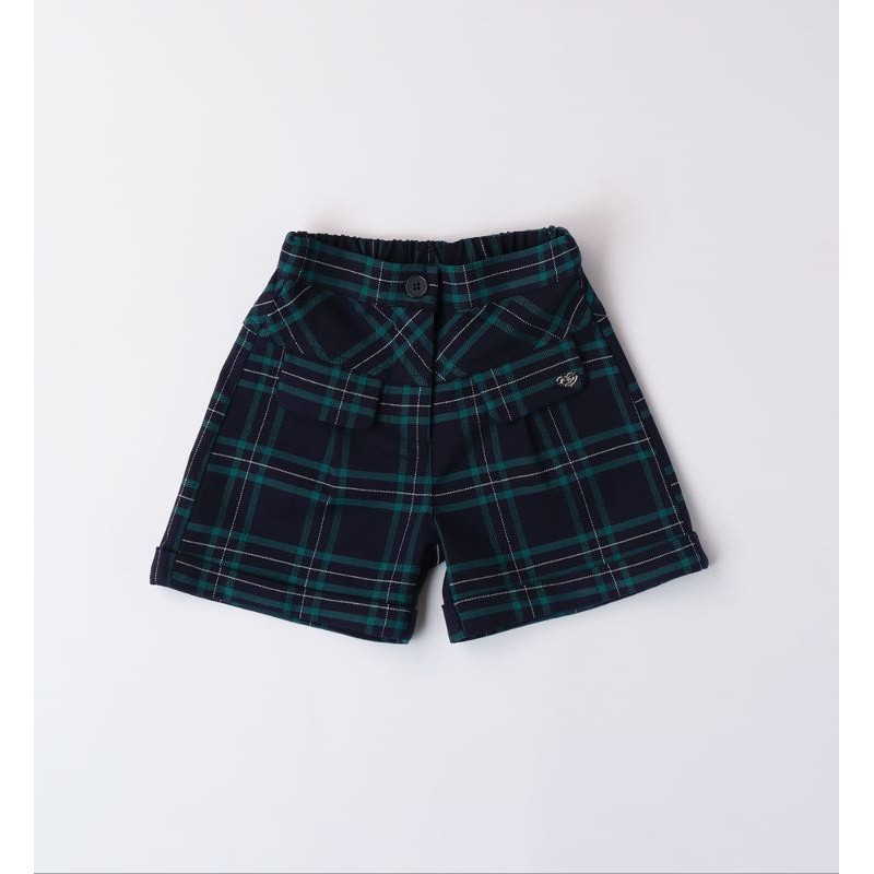 Sarabanda 0A247 Girls' Plaid Shorts