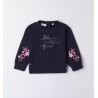 Sarabanda 0A232 Sweatshirt with flowers for girls