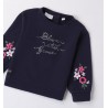 Sarabanda 0A232 Sweatshirt with flowers for girls