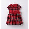 Sarabanda 0A271 Girl's Christmas Plaid Dress