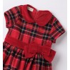 Sarabanda 0A271 Girl's Christmas Plaid Dress