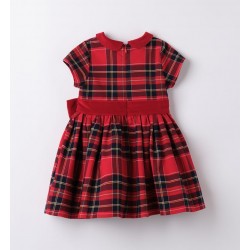 Sarabanda 0A271 Girl's Christmas Plaid Dress