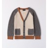 Sarabanda 0A108 Two-tone cardigan for kids