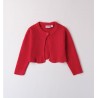 Sarabanda 0A207 Cardigan tricot rosso bambina