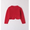 Sarabanda 0A207 Cardigan tricot rosso bambina