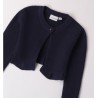 Sarabanda 0A207 Cardigan tricot blu bambina