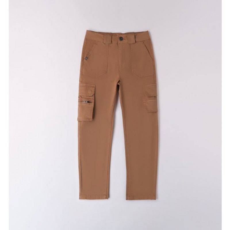 Sarabanda 0A542 Brown Boy's Cargo Pants