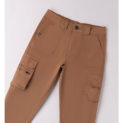 Sarabanda 0A542 Brown Boy's Cargo Pants