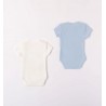 Minibanda 37303 Newborn Light Blue Bodysuit Two Set