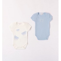 Minibanda 37303 Newborn Light Blue Bodysuit Two Set