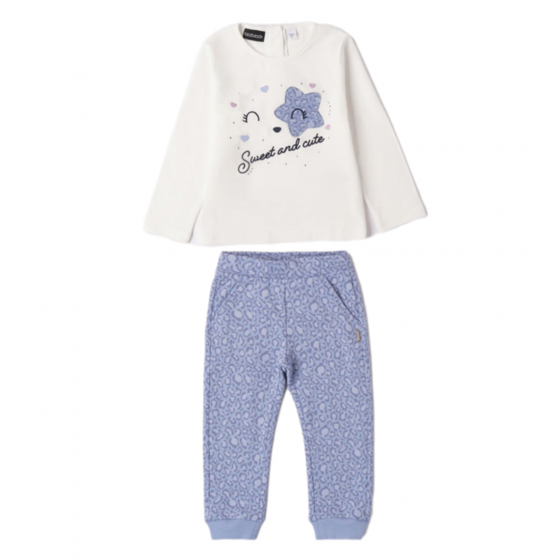 Sarabanda 07238 07236G1 Girls' Trousers and T-shirt Set