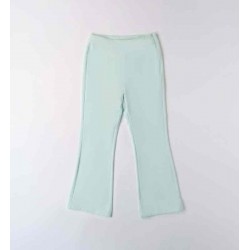 Sarabanda 0B476 Pantalone elegante verde acqua ragazza