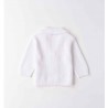 Minibanda 3B642 Cardigan tricot bianco neonato