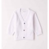 Minibanda 3B643 Cardigan tricot bianco neonato