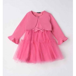 Sarabanda 06241 Abito cerimonia fuxia bambina