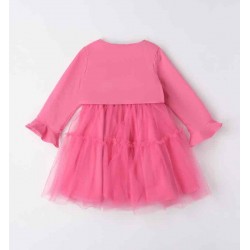 Sarabanda 06241 Abito cerimonia fuxia bambina