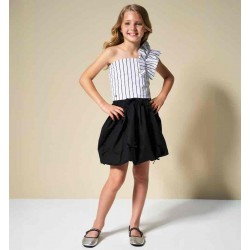 Sarabanda 0B561 Girl's Poplin Skirt