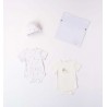 Minibanda 3B308 Set of two bodysuits and unisex cap
