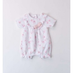 Minibanda 3B781 Baby Girl Floral Romper