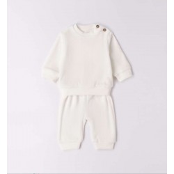 Minibanda 3F677 Completo ciniglia panna unisex