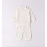Minibanda 3F677 Unisex Cream Chenille Set