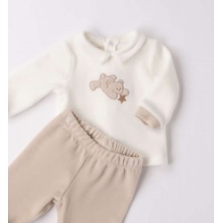 Minibanda 3F673 Tutina ciniglia due pezzi neonato