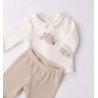 Minibanda 3F673 Two-Piece Chenille Romper Newborn