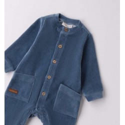 Minibanda 3F645 Newborn Chenille One-Piece Romper