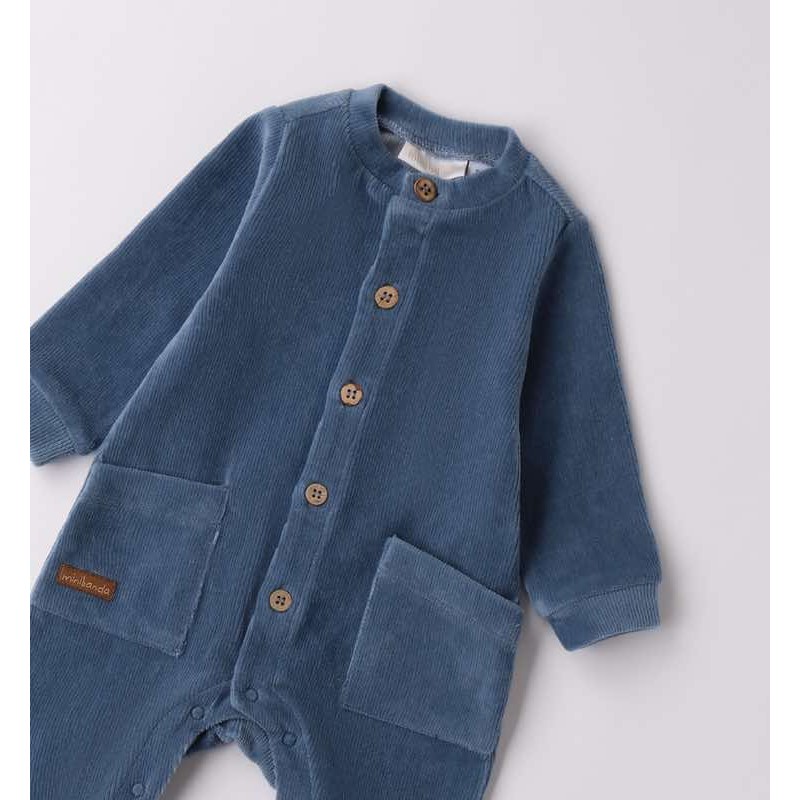 Minibanda 3F645 Newborn Chenille One-Piece Romper