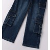 Sarabanda 0F461 Jeans largo con tasconi ragazza