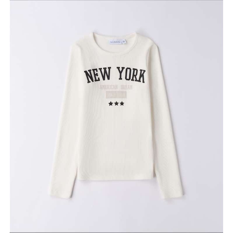 Sarabanda 0F432 T-shirt a costina ragazza