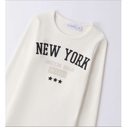 Sarabanda 0F432 T-shirt a costina ragazza