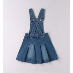 Sarabanda 0F239 Salopette gonna bambina