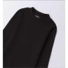 Sarabanda 0F434 Girl's Black Rib Sweater